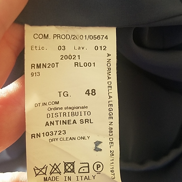 Armani Collezioni slate blue pencil skirt - Picture 5 of 8